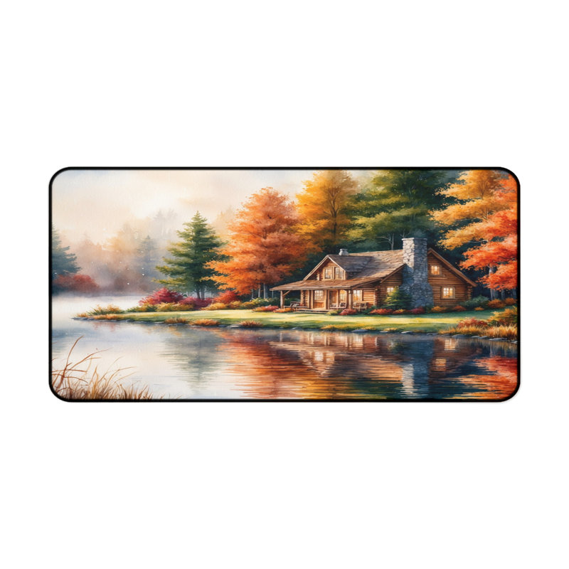 Polyester Desk Pad, 14.4x12.1