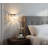1- Light Modern Glam Chrome Metal Crystal Wall Sconce 