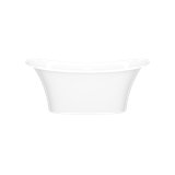 Toulouse 60" x 29" Freestanding Soaking Bathtub with Overflow Hole