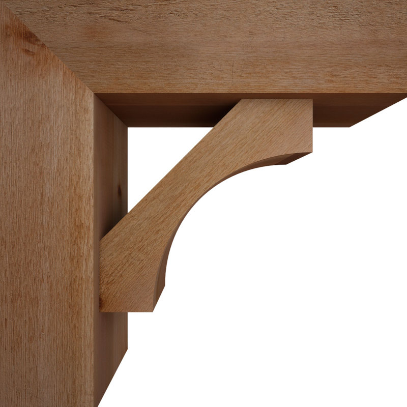 Support Westlake Block avec support décalé, 26 x 26, Cèdre rouge occidental de l 8 po (scié brut)