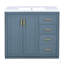 Ensemble de meuble-lavabo 36 po avec lavabo en céramique, armoire de rangement en bois massif, ensemble de meuble-lavabo autoportant avec 3 tiroirs et portes à fermeture douce-2085266932