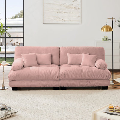Comfortable Two-Seater Sofa for Living Room, Enhancing Style and Relaxation with High-Quality Fabric and Elegant Design