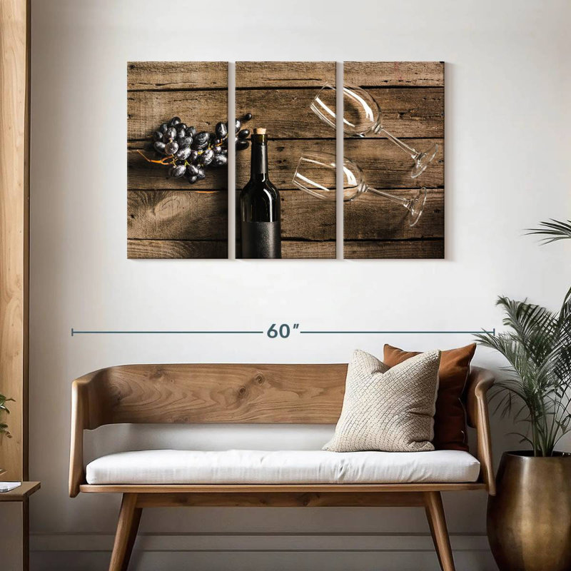 Yarlin Time For Wine, 28" H x 45" W