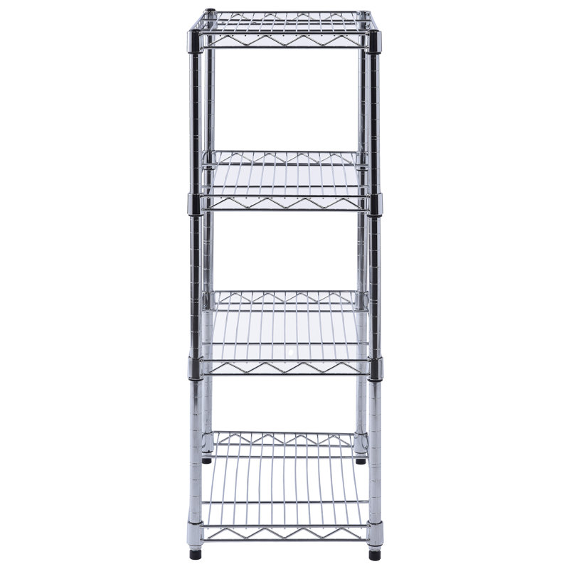Chrome Light Duty Adjustable Wire Shelving Unit, 32" H x 20" W x 12" D