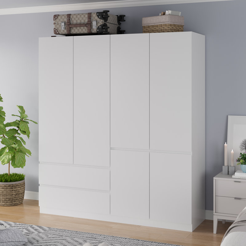 Armoire-penderie de 78,7 po Pennyann