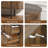 Luxury 63" Fluted TV Stand, Modern Chic Entertainment Center For Tvs Up To 80 Inches, TV Console With Faux Marble Top, Curved Profile Design, Media Console For Living Room, (Dark Walnut)-1934838776