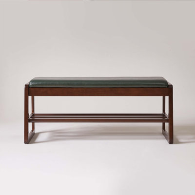 Wood Shoe Storage Bench 39.37 Inch with Premium Vegan Leather Seat, Hidden Lift Top Storage  Tiered Open Shoe Shelves, Sturdy Shoe Rack Bench for Entr