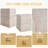 Outdoor/Indoor Square Travertine Lightweight Concrete Side Table