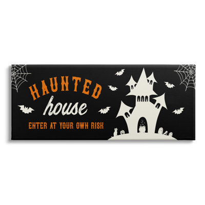 «Haunted House», entrée en péril «Halloween effrayant» par Natalie Carpentieri - impression