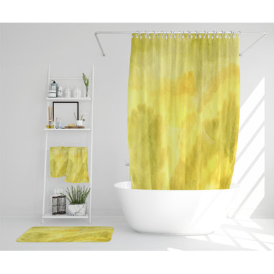 Naureen Polyester Shower Curtain Set