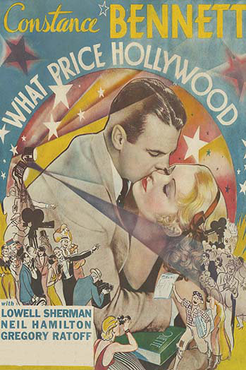 « what price hollywood »-impression de publicités non encadrées, H 36 po x l 24 po x P 1,5 po