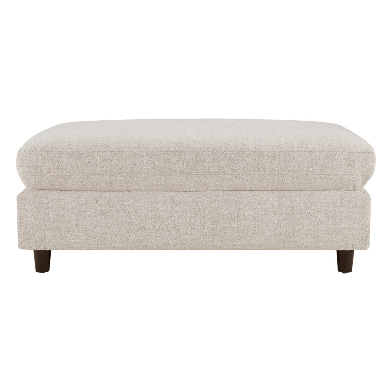 Repose-pieds rectangulaire rembourré 45 po Fleetwood, Tweed blé Nathan