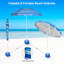 Parasol de plage 86,5 po