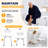 Height Adjustable Medical Shower Chair