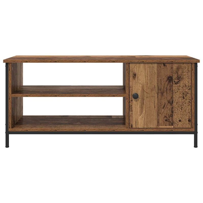 TV Cabinet 100 X 40 X 45 Cm Engineered Wood, Old Wood