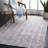 Jenaveve Hand Tufted Wool/Cotton Striped Rug in Silver/Gray-1373613001
