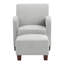 Fauteuil club avec repose-pieds 29,25 po Kaelan-454837714