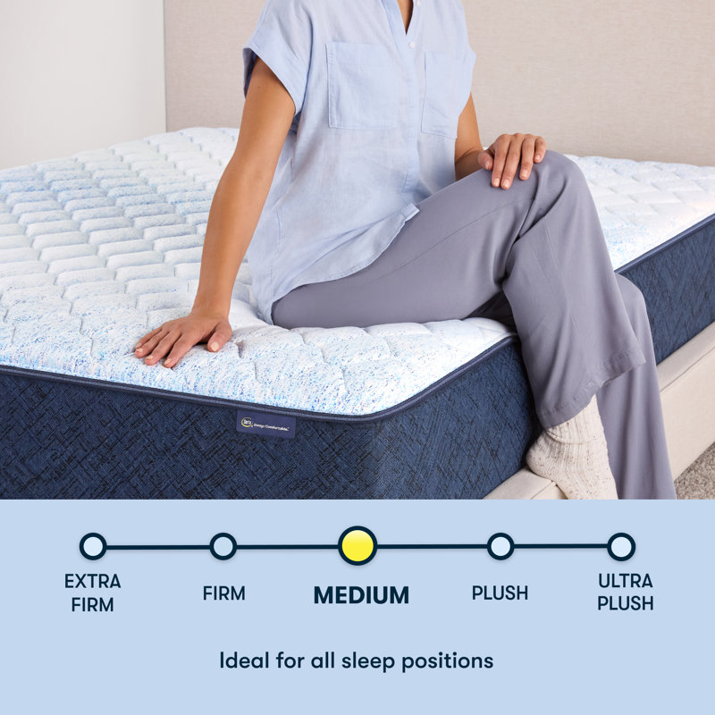 Sleep To Go Medium 12" Hybrid Mattress in a Box, Queen