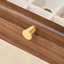Organisateur de bijoux en bois de noyer noir avec couvercle transparent, boîte de rangement à bijoux pour boucles d'oreilles, bagues