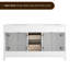 Ensemble de meuble-lavabo double 60 po avec plateau en marbre Tremolo-1528697855