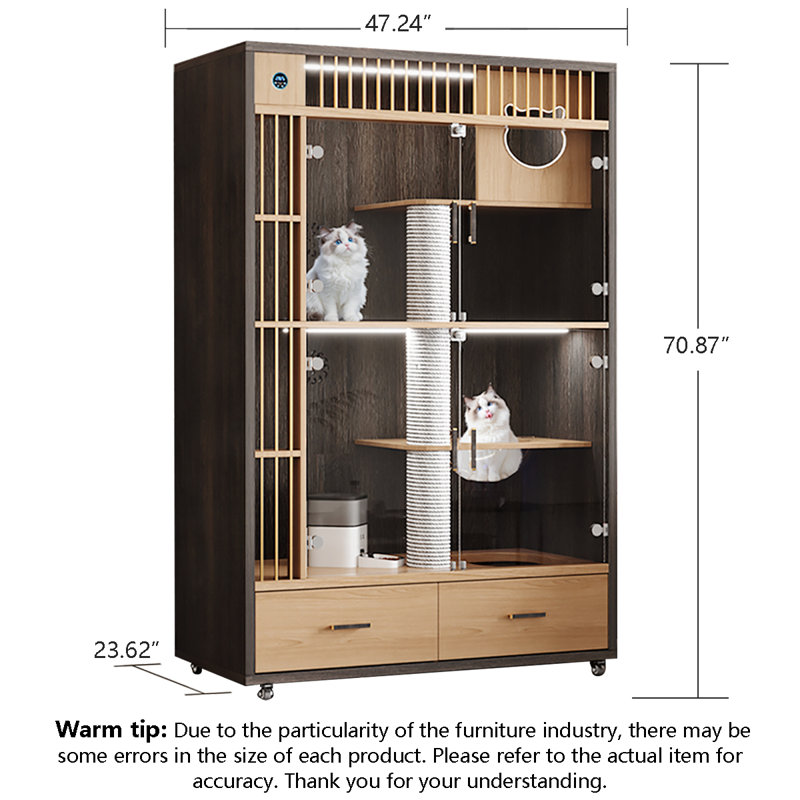Cat House with UV Sterilization & Fresh Air System