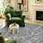 Gray Grey Marble Shot Subtle White Natural Backdrop Can Surface Machine Washable Indoor Area Rug-129431557