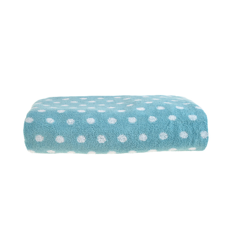 Ayvaz Super Soft Polka Dot Spot Bath Sheet, Pink