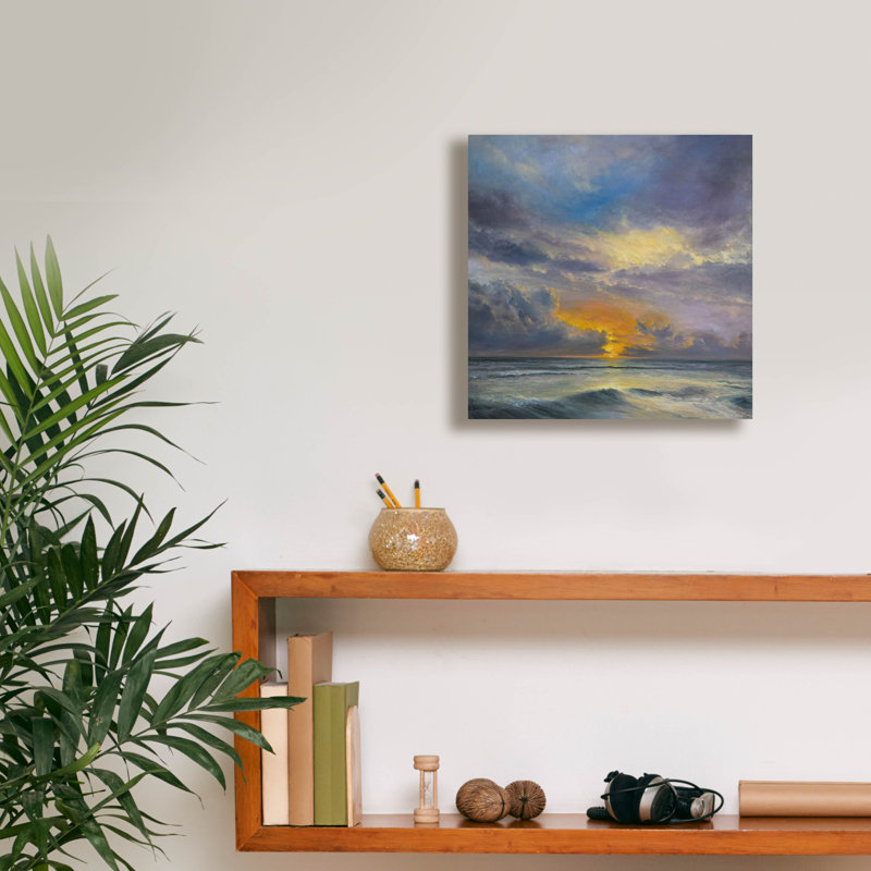 «Synergy» par Joanne Parent, art mural sur toile, H 12 po x l 12 po