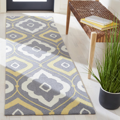 Salome Hand Hooked Performance Geometric Rug