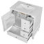 Meuble-lavabo avec lavabo Aghacully, une porte avec tablette et trois tiroirs, porte à fermeture en douceur -1872107885-1872107890