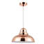 Chandler 1 - Light Copper Dome Pendant