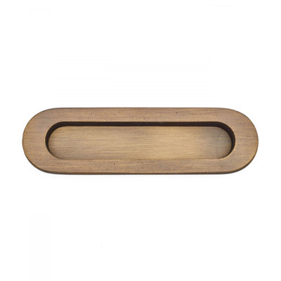 Thick Oval Recessed Flush Pull CF Series