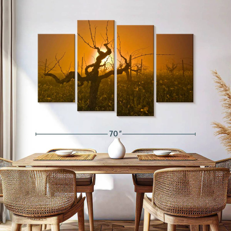 Alvord Empty Grapevine Vineyard, H 42 po x l 68 po