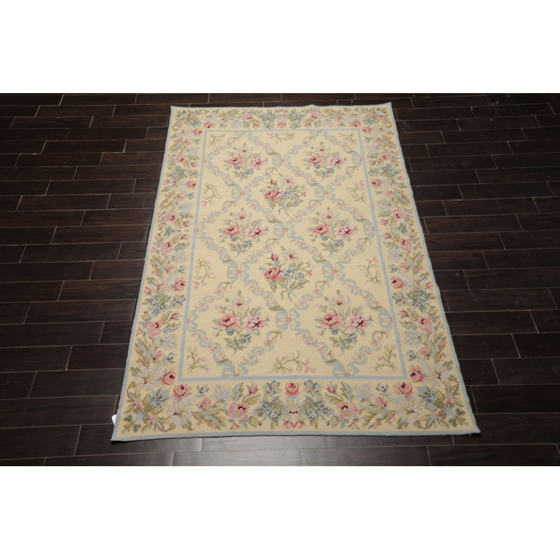 Tapis traditionnel en laine tissé à la main 6x9