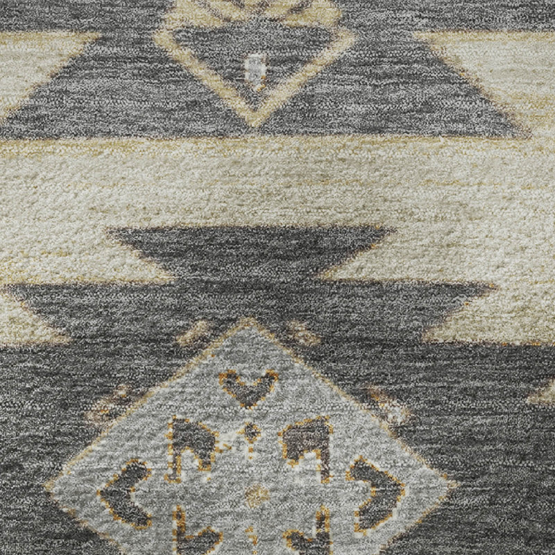 Premium Machine Washable Ralston AMF1945 Tribal Rug, Rectangle 2'6" x 3'10"