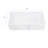 24"x16" White Ceramic Rectangular Bathroom Sink
