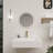 Brayden Studio® Akeya 19.5'' High Gloss White Acrylic Rectangular Bathroom Sink with Overflow