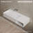 MonBlari 34" X 18" Rectangle Solid Surface Wall Mounted Bathroom Sink Matte White-127146924