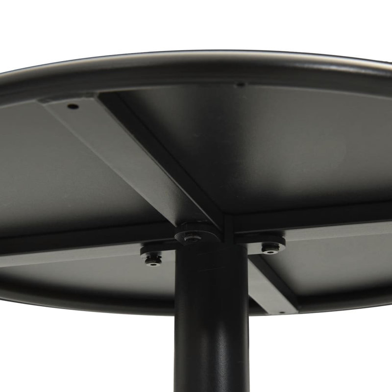 Arza Round Metal Outdoor Coffee Table , cm W cm D, 105cm H x 60cm W x 60cm D
