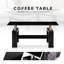 Table basse rectangulaire en verre