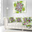 Motif abstrait abstrait avec motif de cercles-30617552-30617555