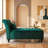 Chaise Lounge with Wood Legs