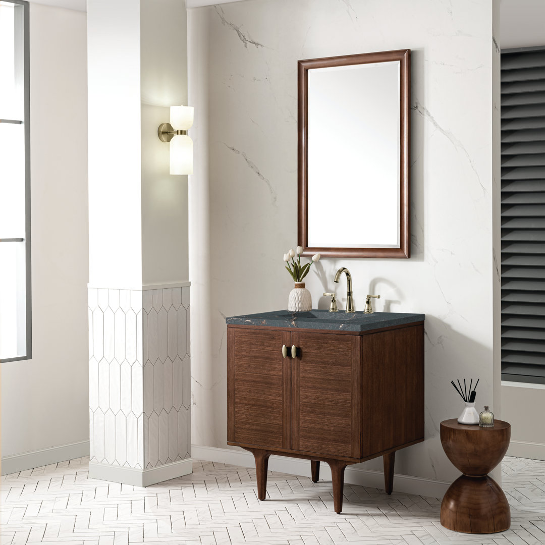 Curiel 30'' Single Bathroom Vanity with Top George Oliver Top 