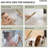 Thermostatic Rainfall Shower System, Ceiling Mount 12" LED Shower Head with Handheld Spray, 6 Body Jets Set-73468204