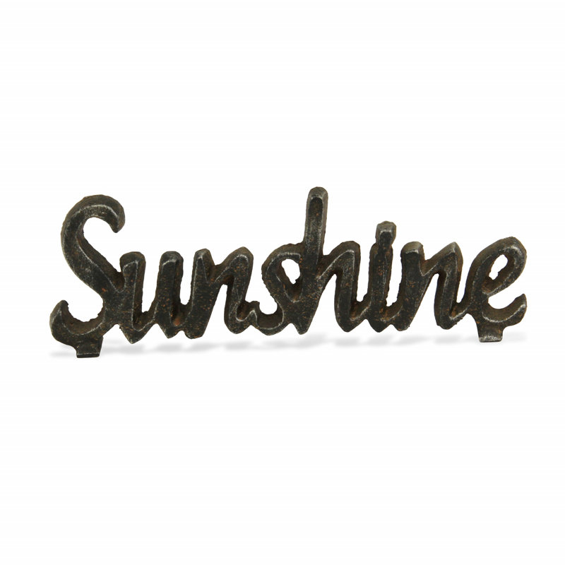 Enseigne de table Norah Sunshine, Noir