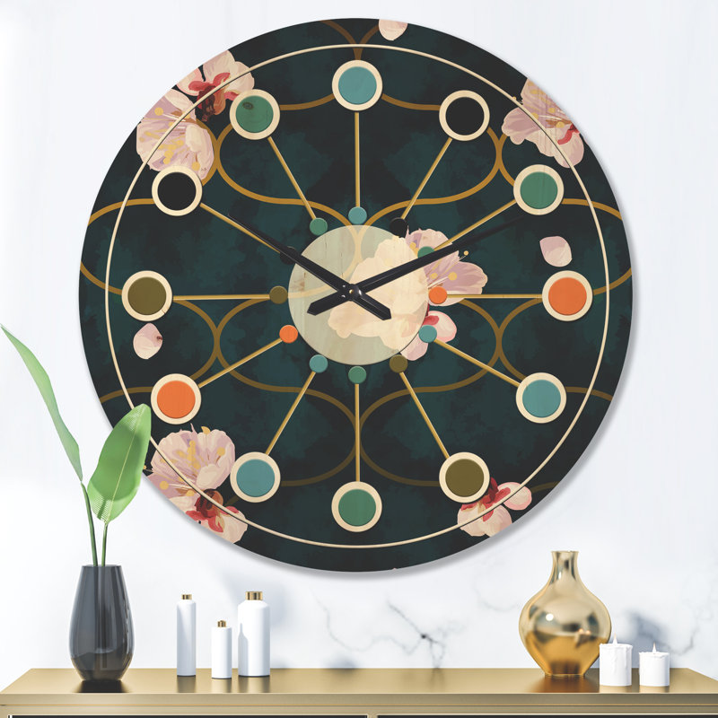 Solid Wood Wall Clock, Large