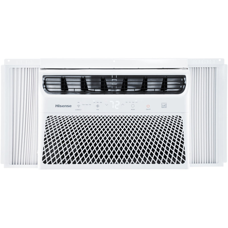 HiSense 8,000 BTU White Smart Window Air Conditioner with Wi-Fi and Remote Control