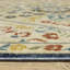 Tapis beige / bleu / jaune en polypropylène tissé à la machine Krouse-1130125419