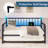 Nayma Metal Daybed with Trundle and LED Lights -1728031661