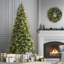 9' Charleston Pine Hinged Tree With 600 Clear Lights